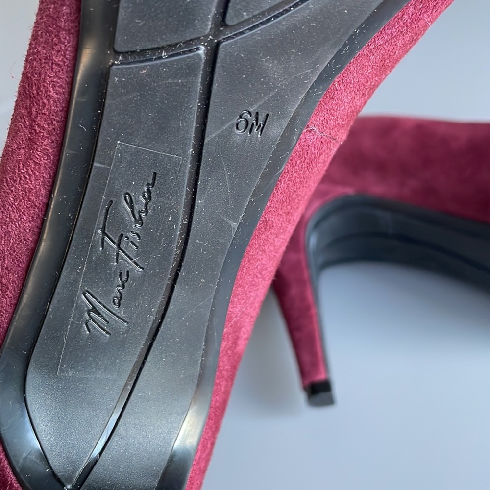 Marc Fischer Sydney Burgundy Heels Size 6M - Picture 8 of 11